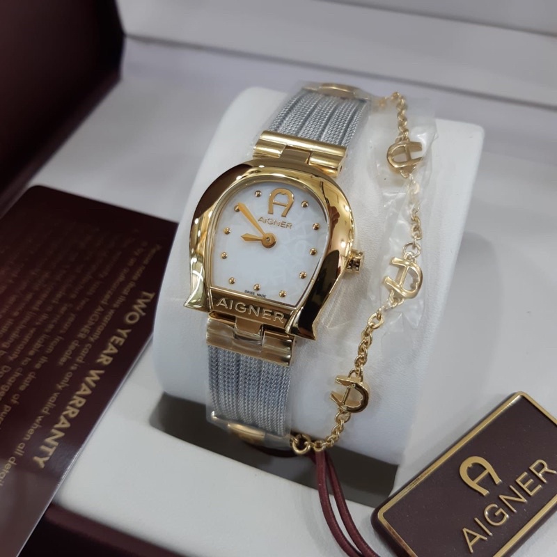 Jual Jam tangan Aigner Cremona A115202 Gold original Shopee