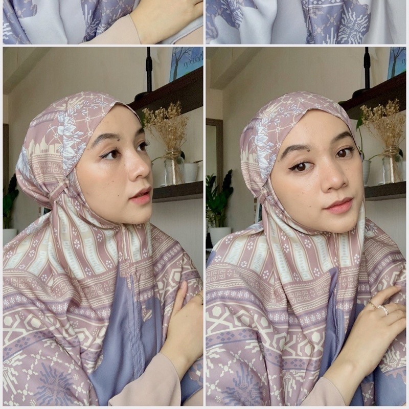 Qoo10 - LV Square Hijab  Maxmara Royal Platinum Motif Panel