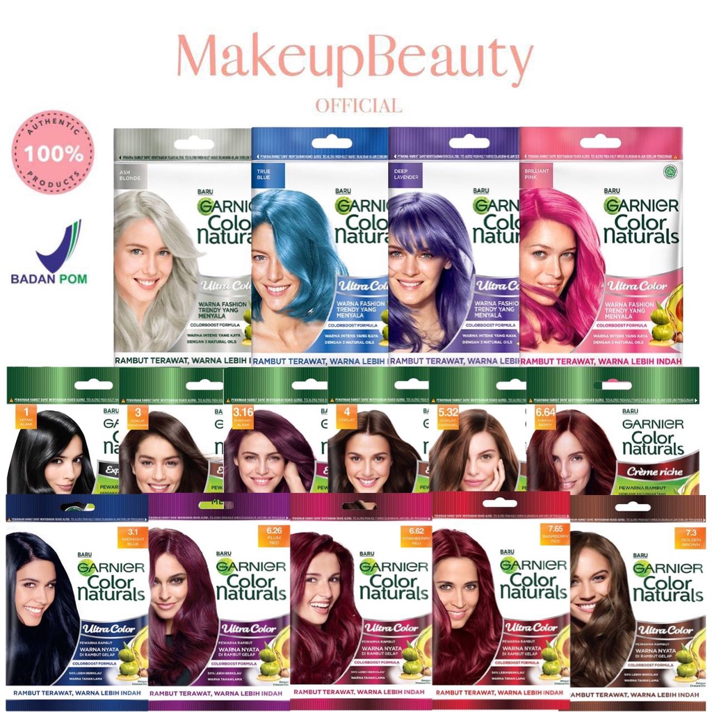 Jual GARNIER Color Natural Express Cream / Ultra Color Sachet Shopee