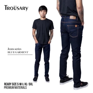 Trousary Celana Jeans Pria Slimfit Strech Big Size Black