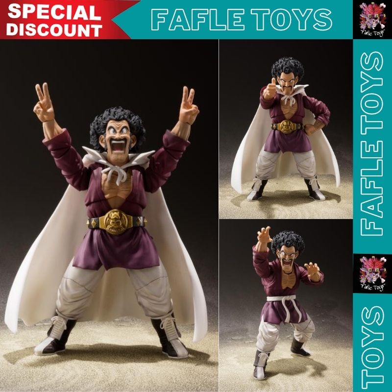Jual Shf Dragon Ball Super Hercule Mr Satan KWS Figure / SHF Figuarts Dragon Ball Hercule Mr