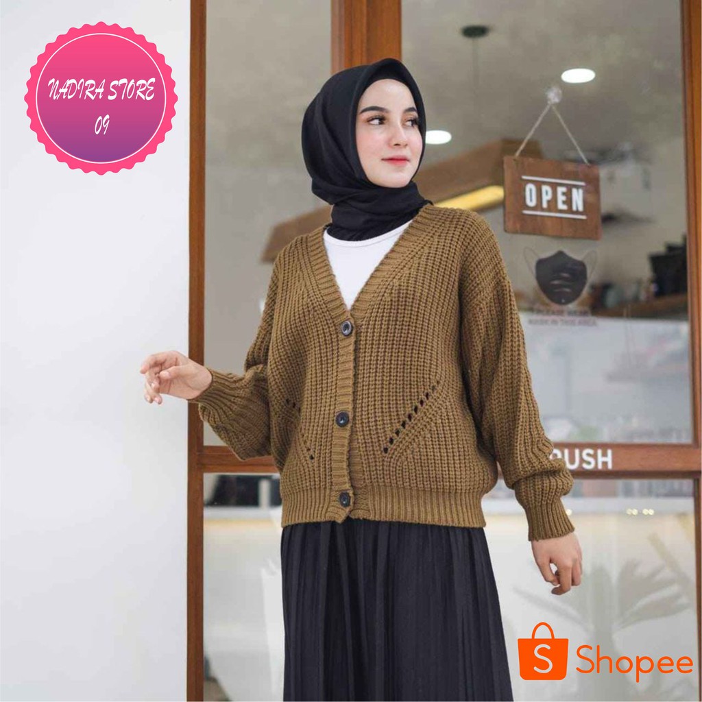 Jual Cardigan Rajut Kancing Terlengkap & Harga Terbaru Juli 2026 ...