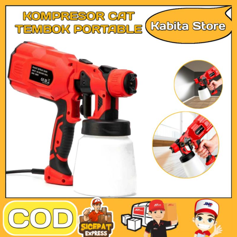 Jual Kompresor Cat Tembok Elektrik Spray Gun Cat Listrik Semprotan Cat Tembok Funiture Elektrik 6773