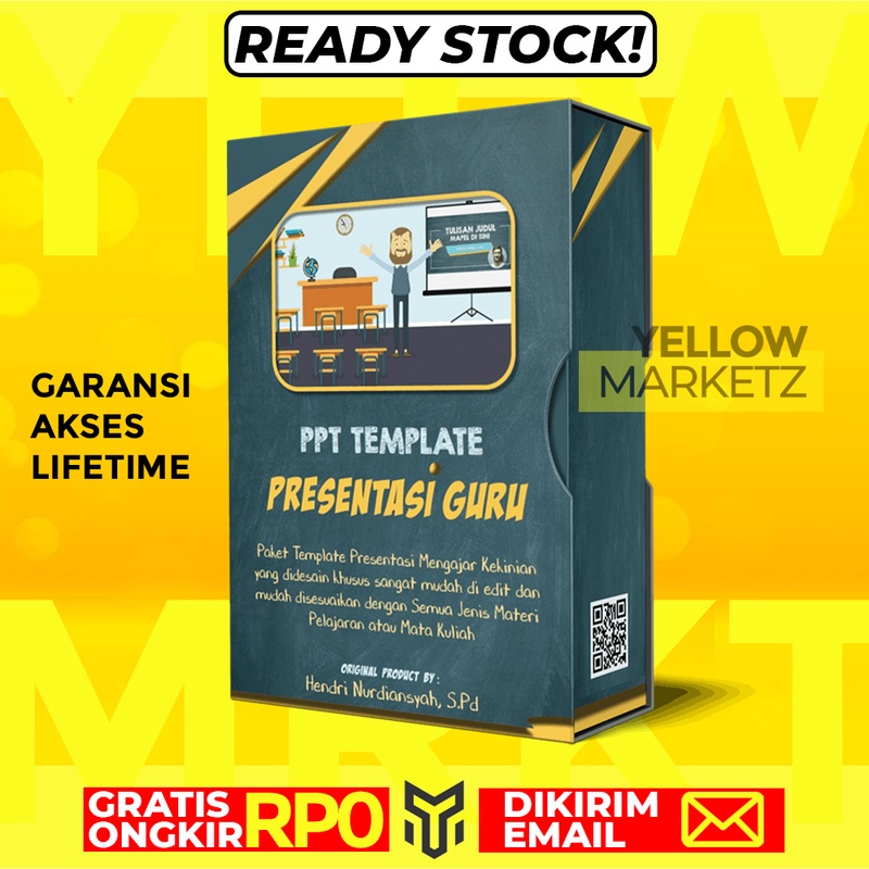 Jual Ppt Templates Powerpoint Guru Solusi Pengajaran Presentasi Shopee Indonesia