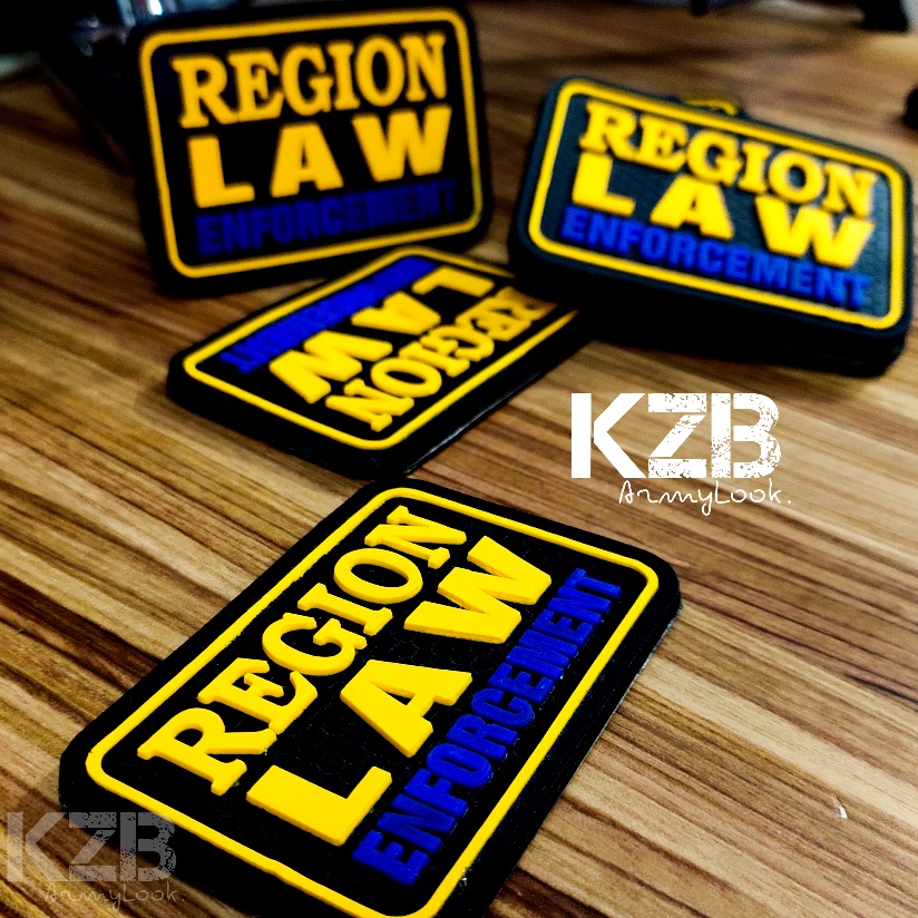 Jual Emblem KaretPatch Rubber Velcro REGION LAW ENFORCEMENT Shopee