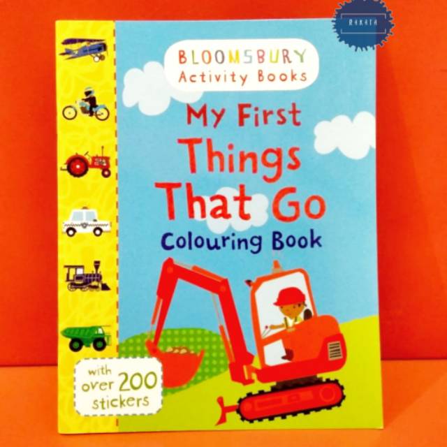 Jual My First Things That Go Activity and Sticker Book - BBW - Big Bad ...