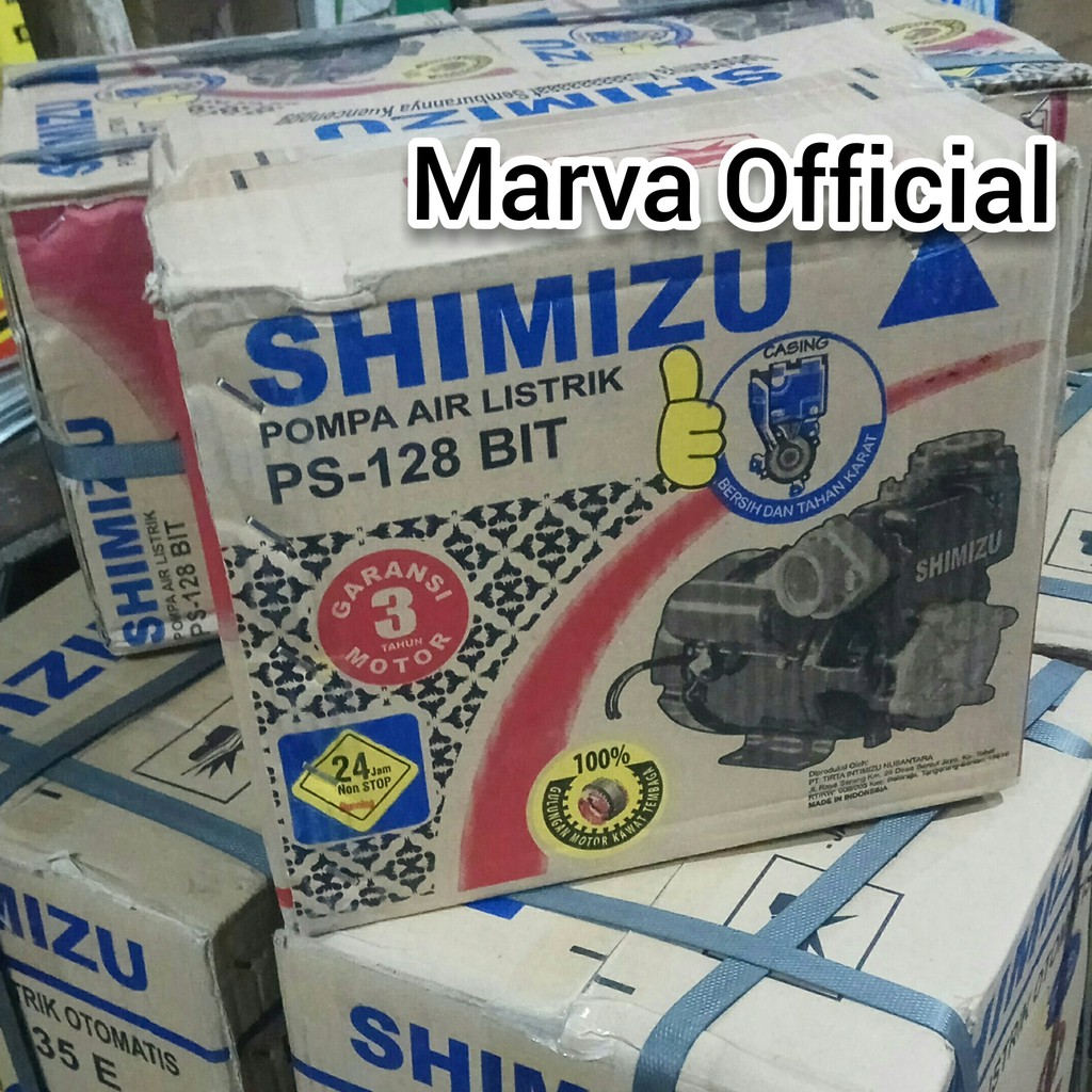 Jual Pompa Air Shimizu 128 BIT Shimizu PS 128 BIT POMPA non OTOMATIS ...