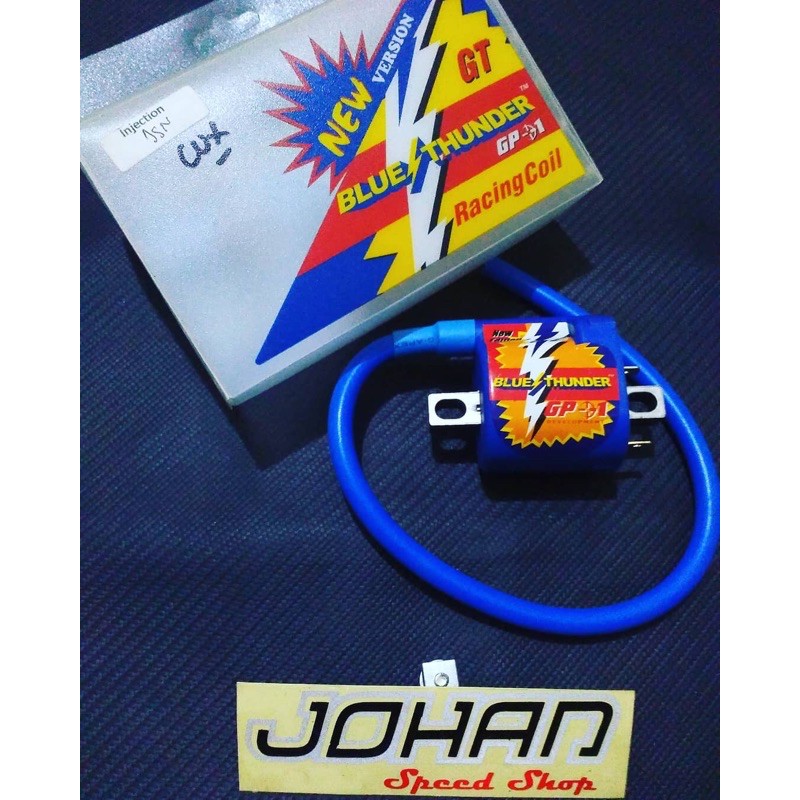 Jual Koil Blue Thunder Injeksi Karbu Johan Garage Shopee Indonesia