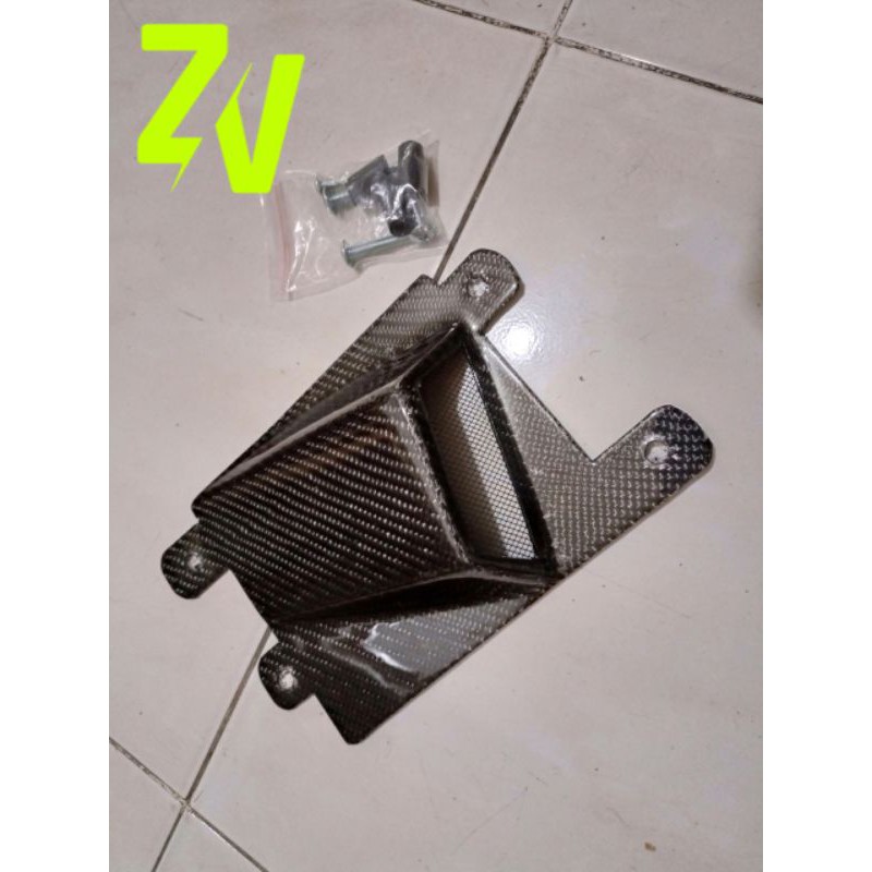 Jual cover radiator yamaha xeon Carbon kevlar radiator cover yamaha ...