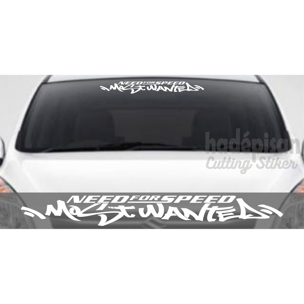 Jual Stiker Mobil Cutting Sticker kaca body mobil NEED FOR SPEED MOST ...