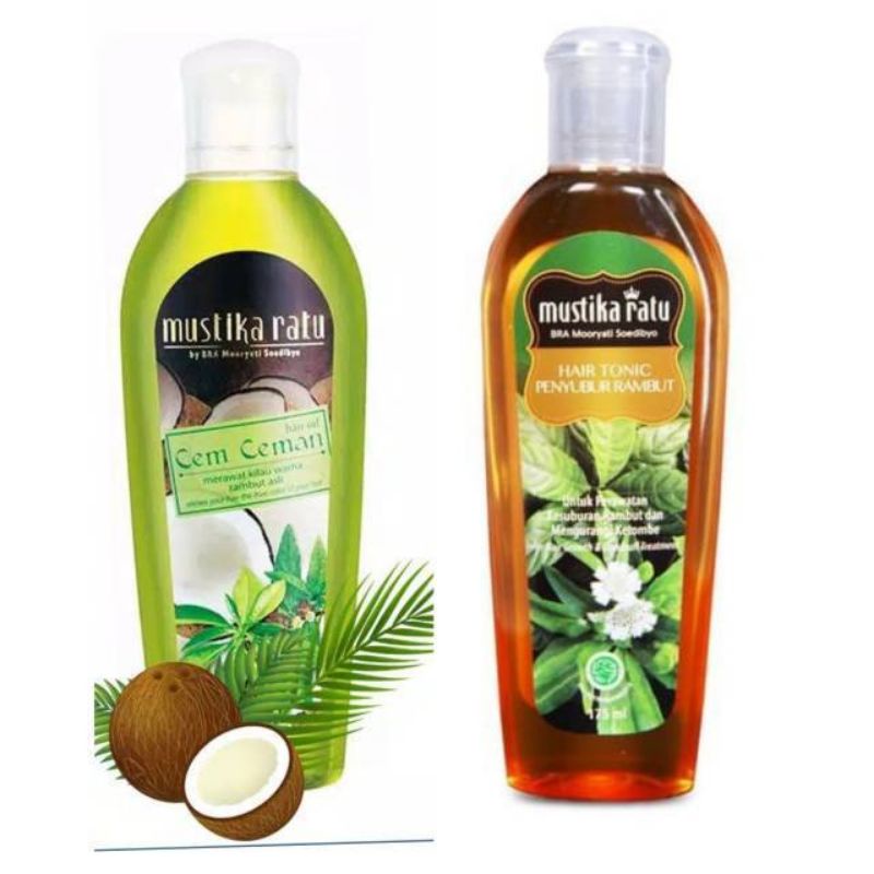 Jual Mustika Ratu Cem Ceman// Hair Tonic Penyubur Rambut 175ml | Shopee ...