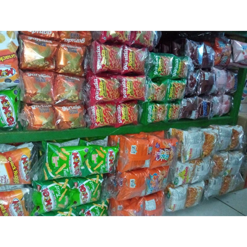 Jual Cemilan Snack Seribuan sachet isi 10 | Shopee Indonesia