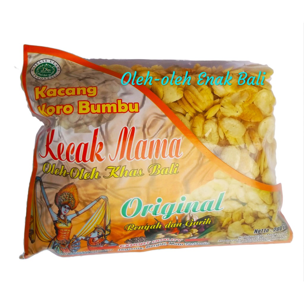 Jual Kacang Koro Bumbu Kecak Mama 200 Gr Shopee Indonesia