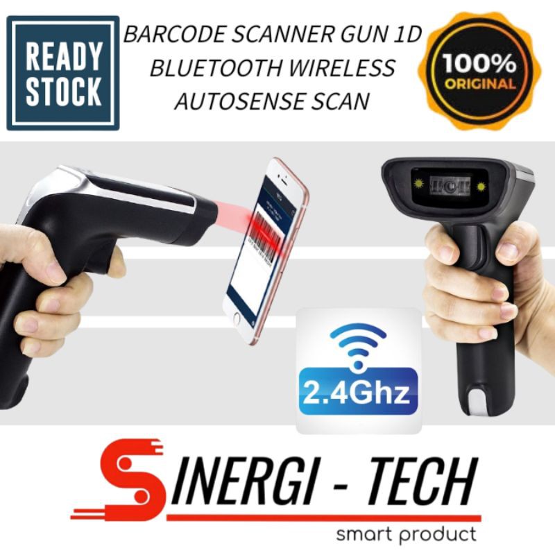 Jual BARCODE SCANNER BLUETOOTH WIRELESS 1D EP6708CB EPPOS - AUTOSENSE ...
