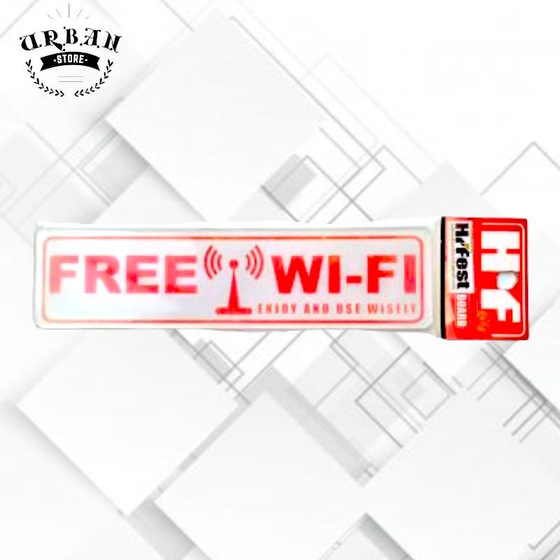 Jual Signboard Akrilik Free Wi Fi Shopee Indonesia