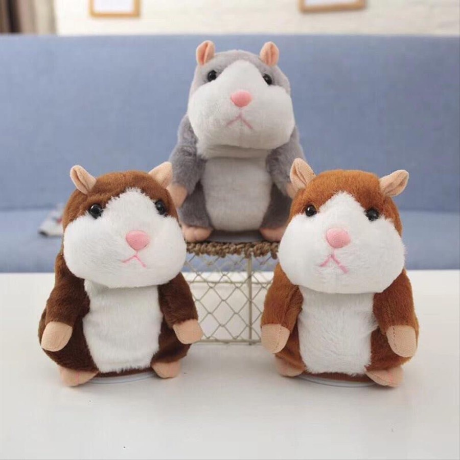 Jual Talking Hamster Mainan Boneka Lucu Bisa Bicara Dan Bergerak Shopee Indonesia