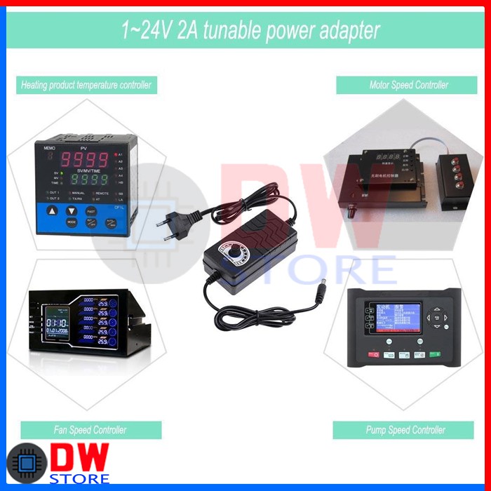 Jual Adaptor Adjustable Variable Power Supply Dimmer Motor Speed ...