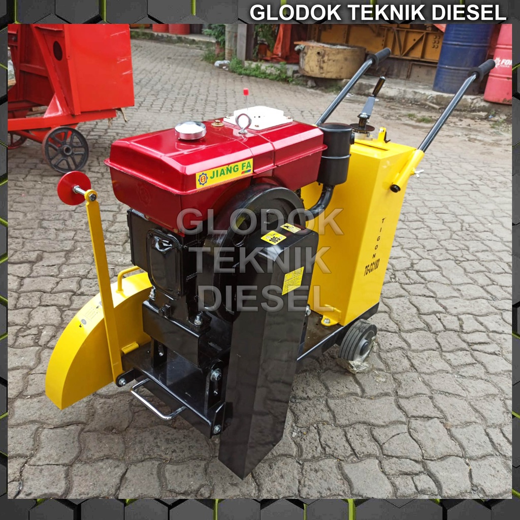 Jual Mesin Potong Aspal Beton 18 Inch Tigon TG-CC18 D + Engine Diesel ...