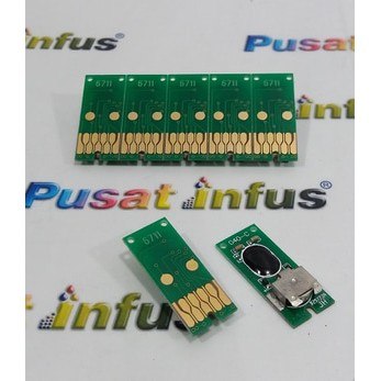 Jual Chip Reset T6711 - Epson WF-7611 for Wasting Pad / Reseter Waste ...