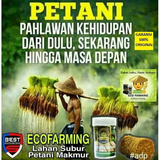 Jual Pupuk Organik Eco Farming Asli Vitamin Nutrisi Penyubur Agro Ekosistem Shopee Indonesia