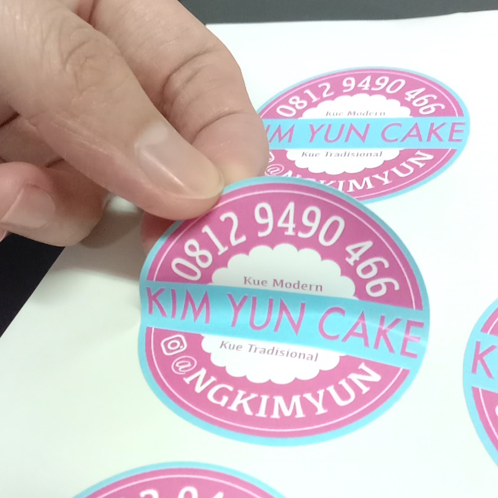 Jual Print Sticker Label Vinyl | Shopee Indonesia