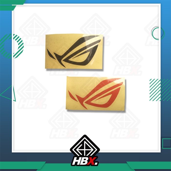 Jual Cutting Sticker Stiker Asus Rog 6x3,5cm | Shopee Indonesia