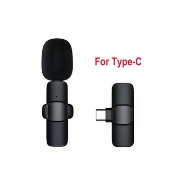 Mic Wireless HP Vlog Youtuber Portable Mic For Iphone And Android Smartphone Condenser