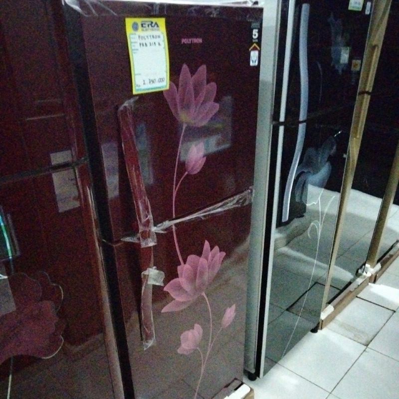Jual POLYTRON PRB 217 219 B MERAH BIRU KULKAS 2 PINTU 210 LT LITER ...