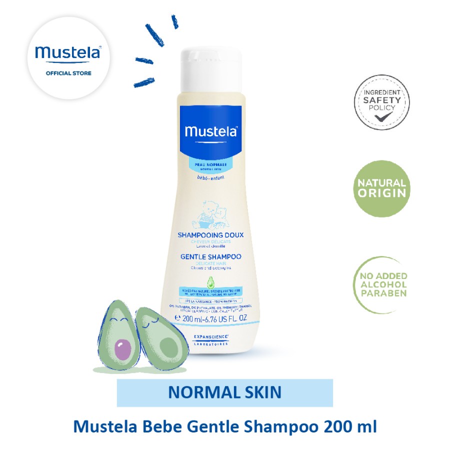 Mustela Bebe Gentle Shampoo 200 ml Shampoo Bayi