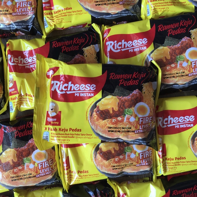 Jual Richeese Nabati Mie Instan Kuah Ramen Keju Level 3 | Shopee Indonesia