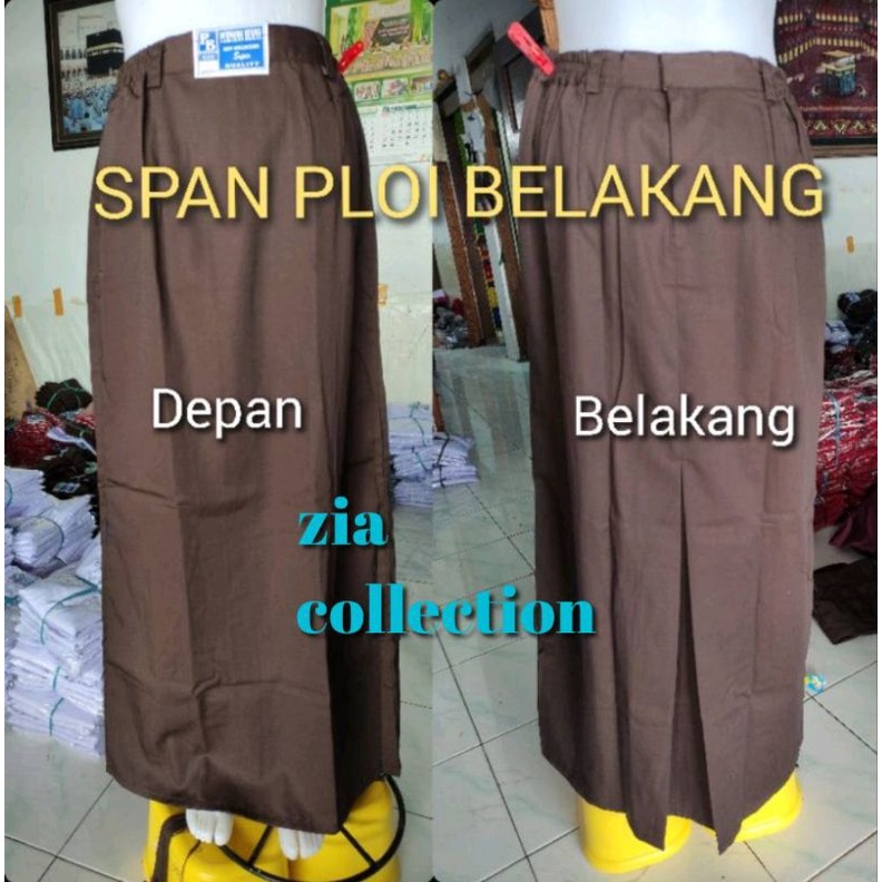 Jual Seragam sekolah rok panjang model span ploi 1 belakang warna ...