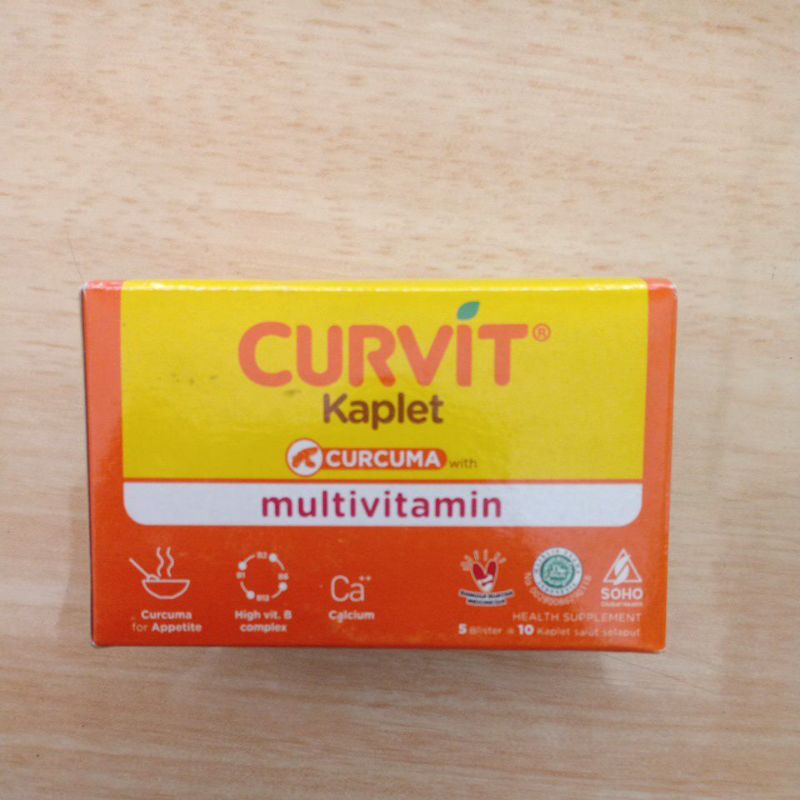 Jual Curvit Multivitamin Per Strip Isi 10 Tablet Shopee Indonesia