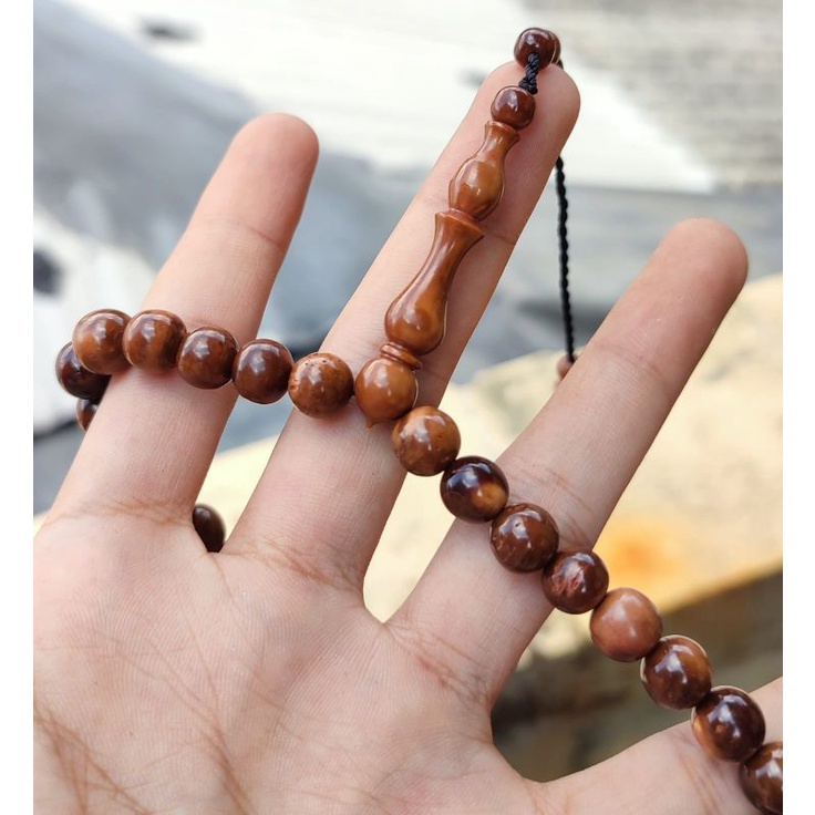 Jual Promo!! Tasbih Kayu Kokah ASLI Top Quality siap pakai | Shopee ...
