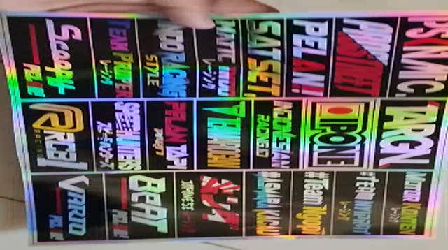Jual Stiker Racing Pack Hologram Stiker Sponsor Stiker Viral Stiker ...