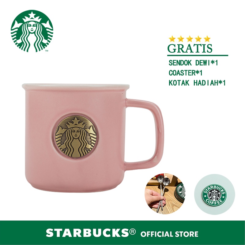 Jual Tatakan Gelas Gratisterbatas Starbucks Bronze Mug Kopi Desain Mermaid Starbucks Limited