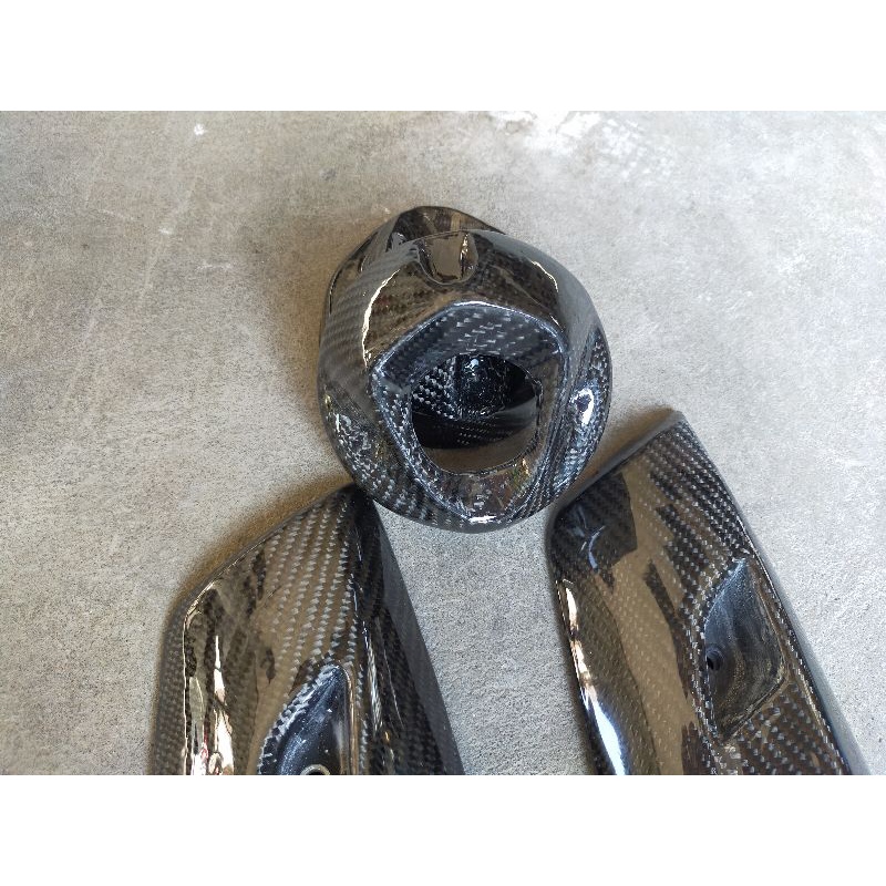 Jual cover kenalpot Rob1 carbon kevlar | Shopee Indonesia