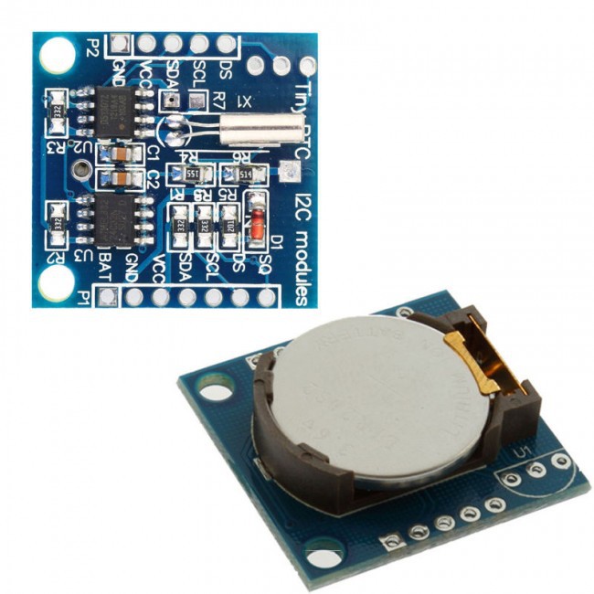 Jual RTC I2C DS1307 + EEPROM AT24C32 Module | Shopee Indonesia