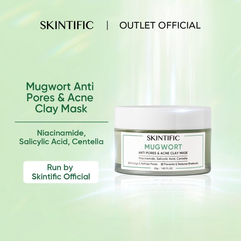 Jual Skintific Mugwort Anti Pores Acne Clay Mask Gram Shopee Indonesia