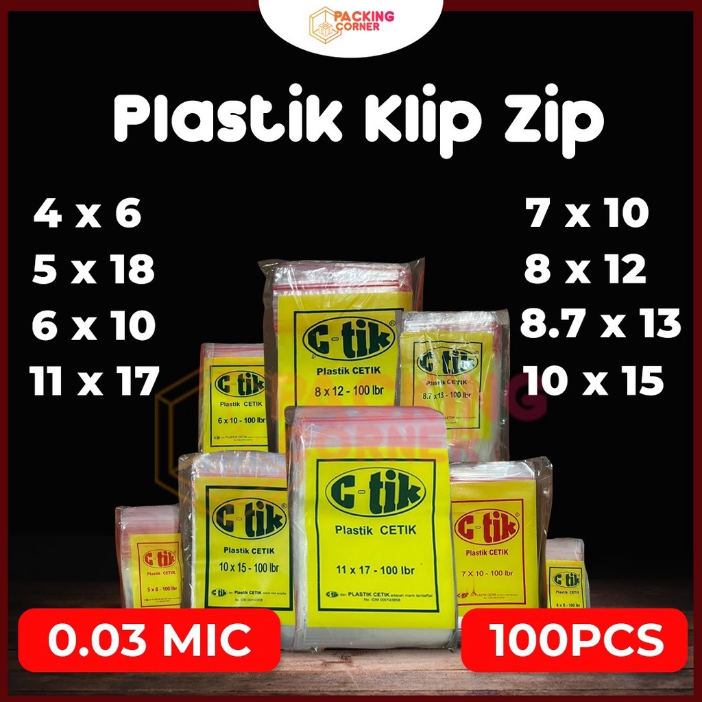 Jual Plastik Klip Zipper Zip Lock Makanan Kantong Pe Clip Seal Bag Shopee Indonesia 5606