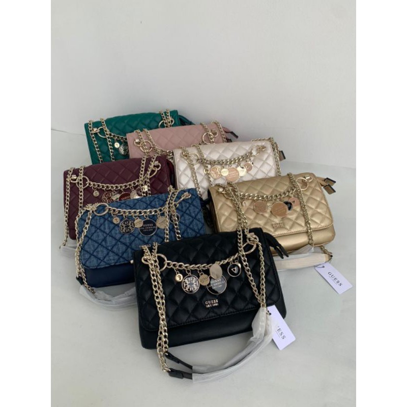 Guess victoria chain store shoulder bag