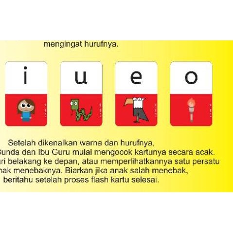 Jual Flashcard Suku Kata Kartu Baca Belajar Membaca Flash Card Anak ...