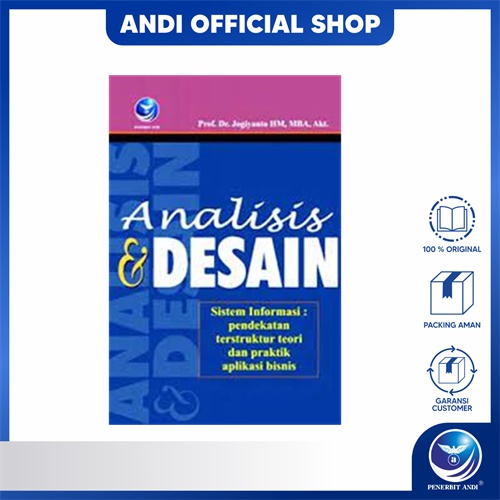 Jual Penerbit Andi - Analisis Dan Desain Sistem Informasi : Pendekatan ...