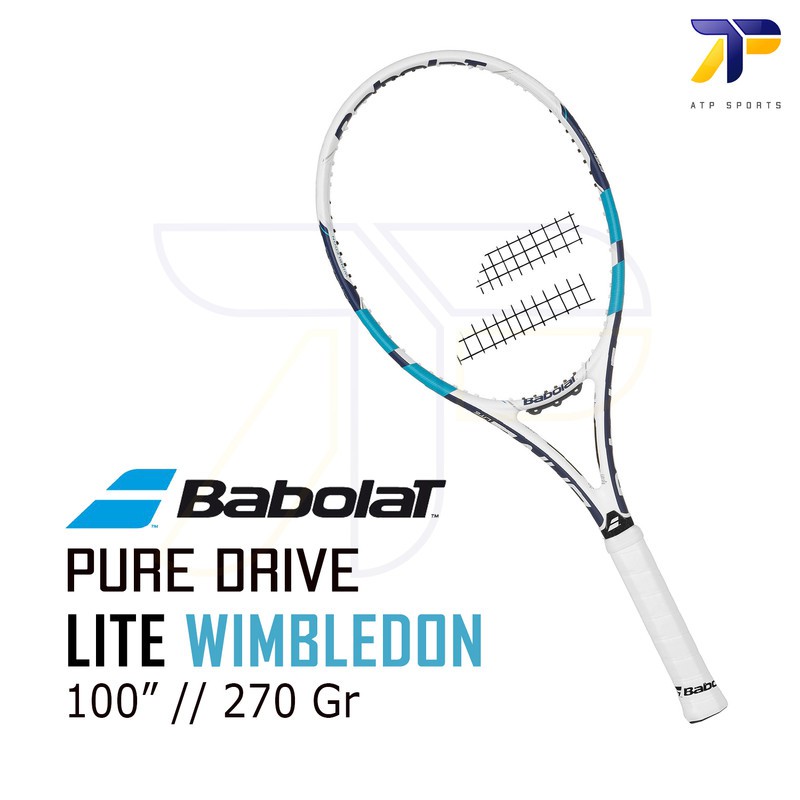 Raket Tenis Tennis Babolat Pure Drive LITE Wimbledon LIMITED EDITION 270 Gr