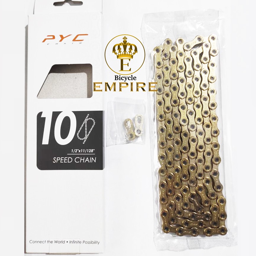 Gold Chain Pyc 10 Speed Chain Jual Chain Rantai Sepeda PYC Chain