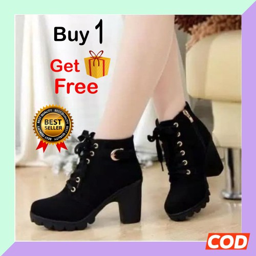 Boots heels korean style hotsell