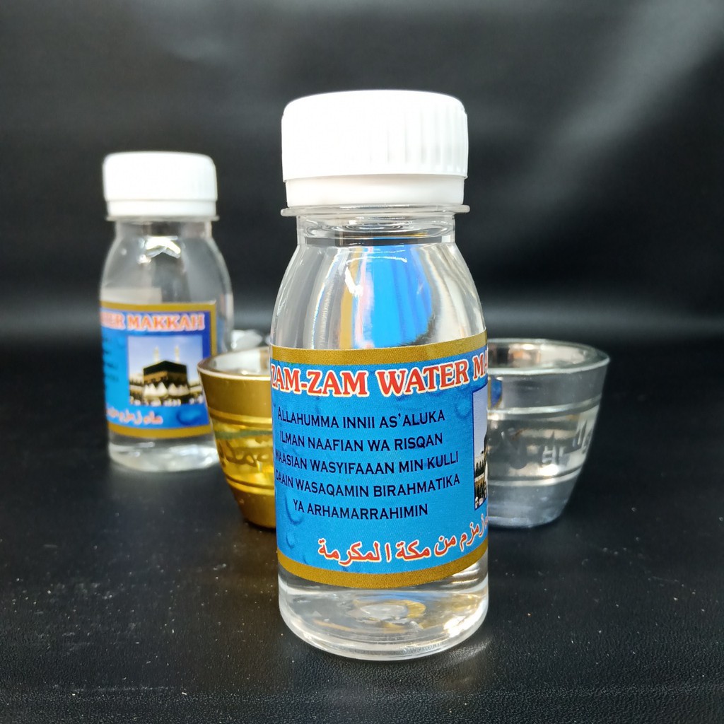 Air Zamzam Mekkah 80ml Zam Zam Water Untuk Oleh-oleh Haji Umroh