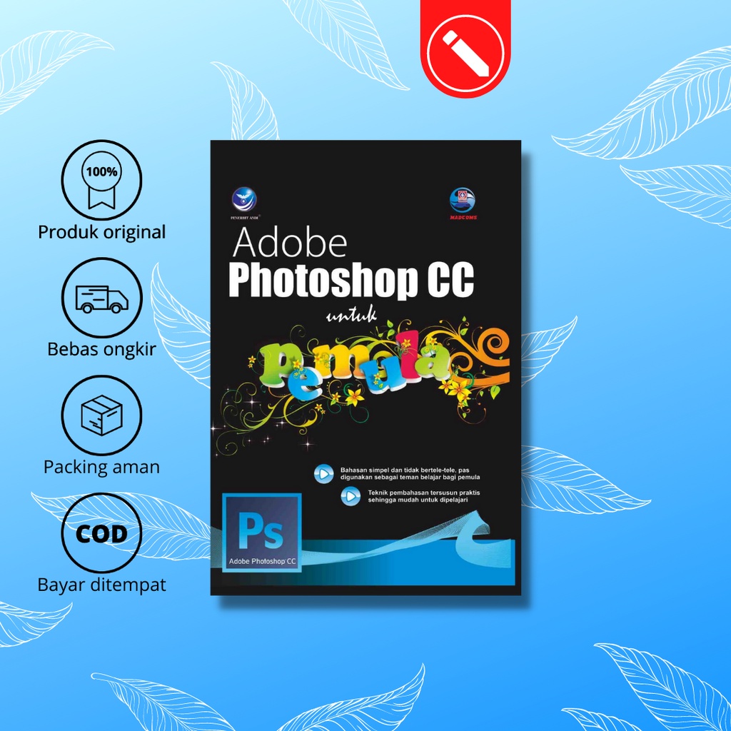 Jual Buku Desain | Adobe Photoshop CC Untuk Pemula(Madcoms) | Shopee ...