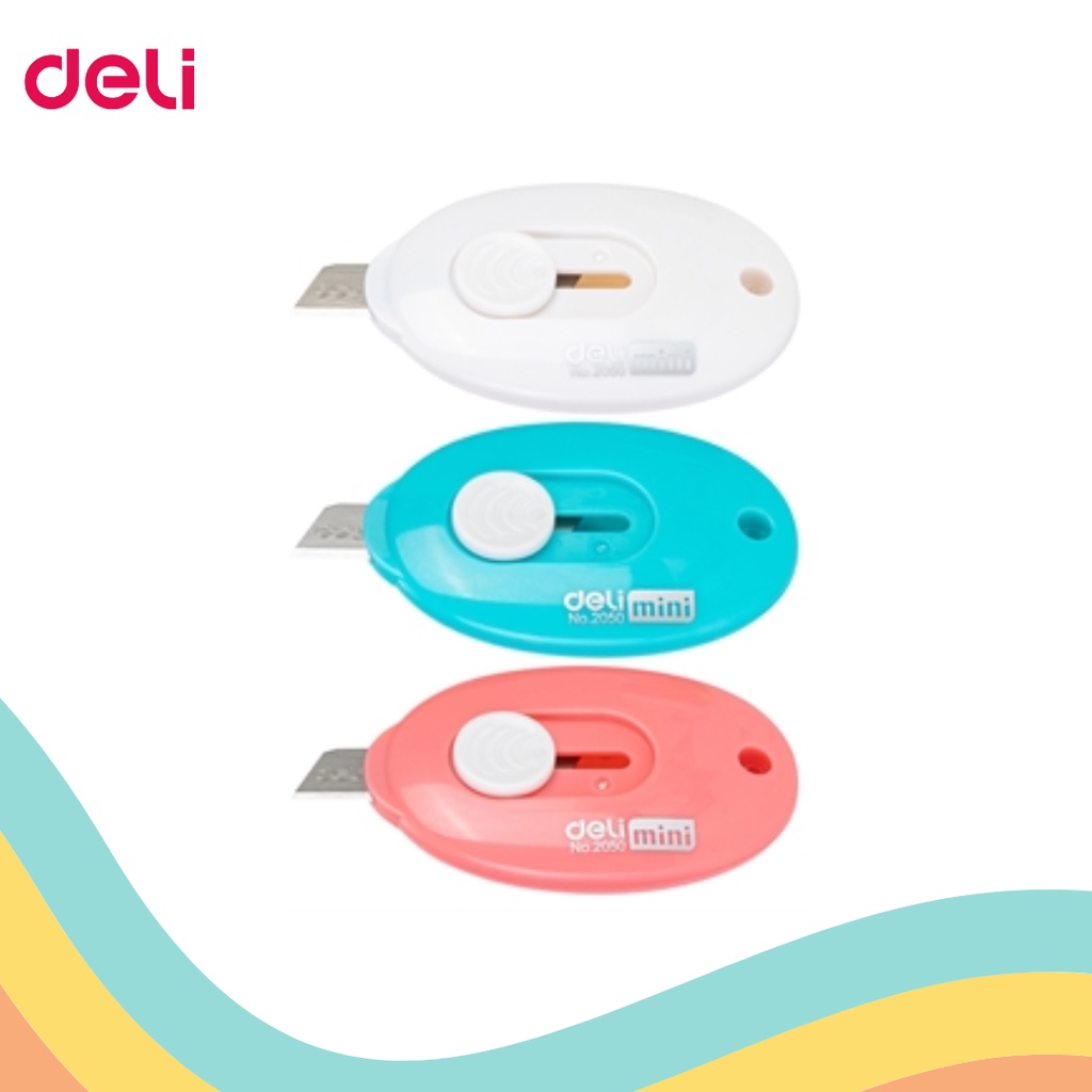 Jual CUTTER MINI BULAT DELI E-2050 (1 PCS) | Shopee Indonesia