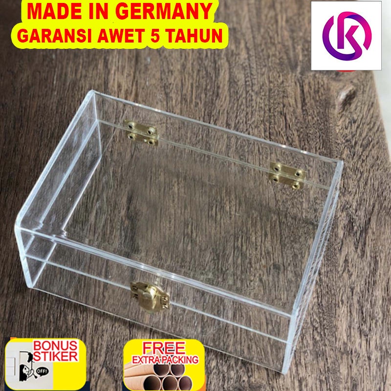 Jual Promo Kotak Acrylic 15x10x8 Box Akrilik Engsel Clear Acrylic ...