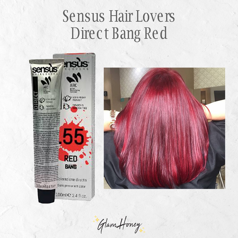 Jual Sensus Hair Color - BANG Red (CAT RAMBUT SEMIPERMANEN/PEWARNA ...